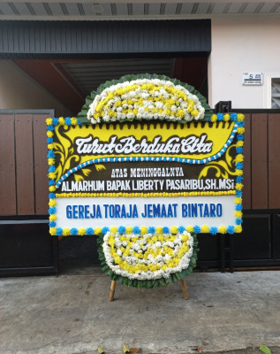 Papan Bunga Duka di Cikonengkulon